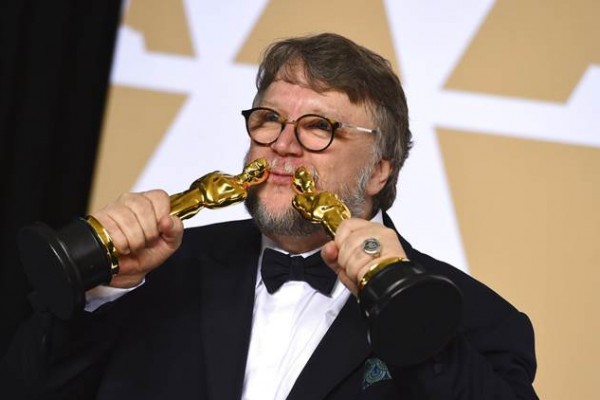 Guillermo del Toro, winner of the awards for best director and best picture for 